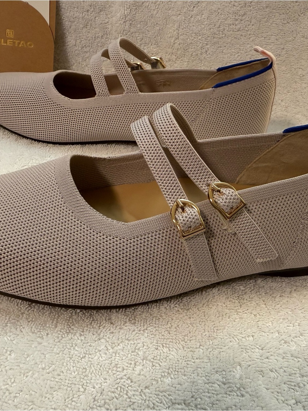 Light Pink Double-Strap Mary Jane Flats bundle shoes for deeper discount - Picture 6 of 14